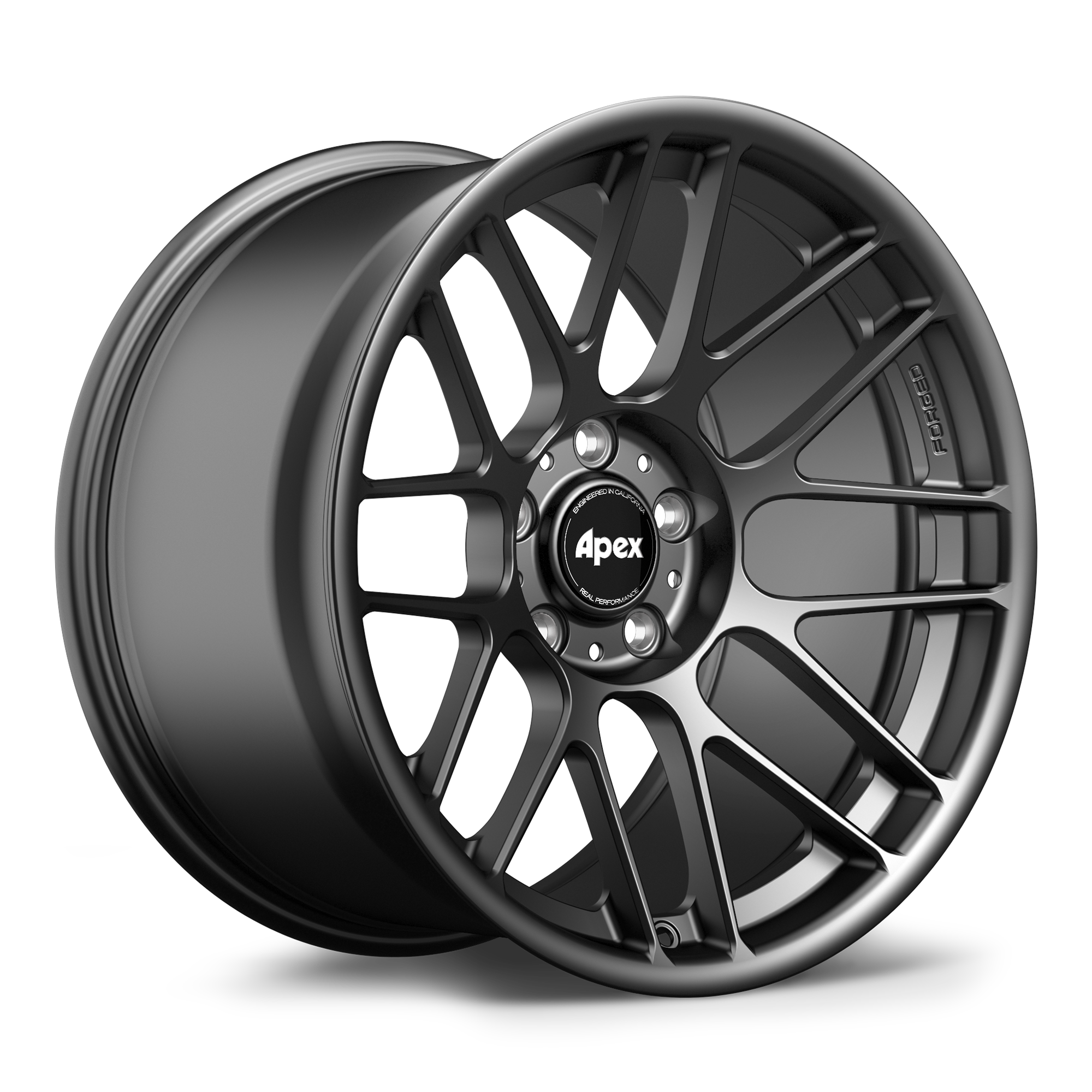 Apex ARC-8RT Forged Alloy Wheel 17x9 ET42 5x120 Satin Black 72.56mm CB