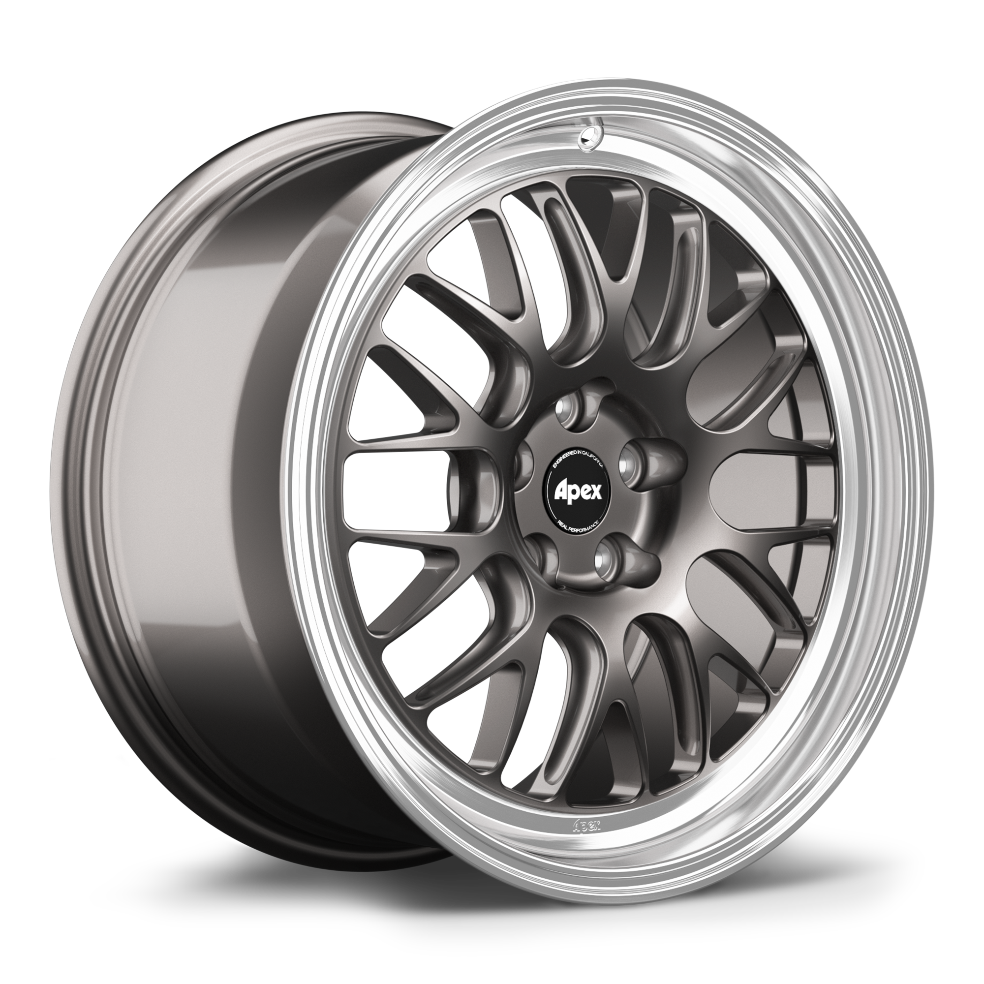Apex ML-10RT Forged Alloy Wheel 17x9 ET42 5x120 Anthracite - Machined Lip 72.56mm CB