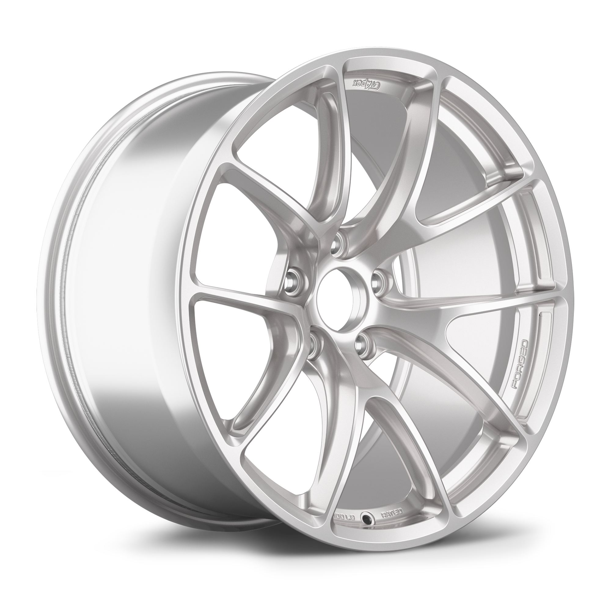 Apex VS-5RE Forged Alloy Wheel 19x10 ET25 5x120 Race Silver 72.56mm CB
