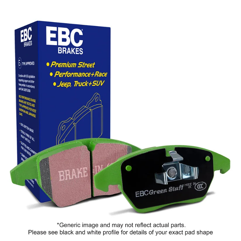 Ebc Greenstuff Rear Pads Suzuki Swift Sport Zc31S 06-12 - Swift Sport Challenge Brake