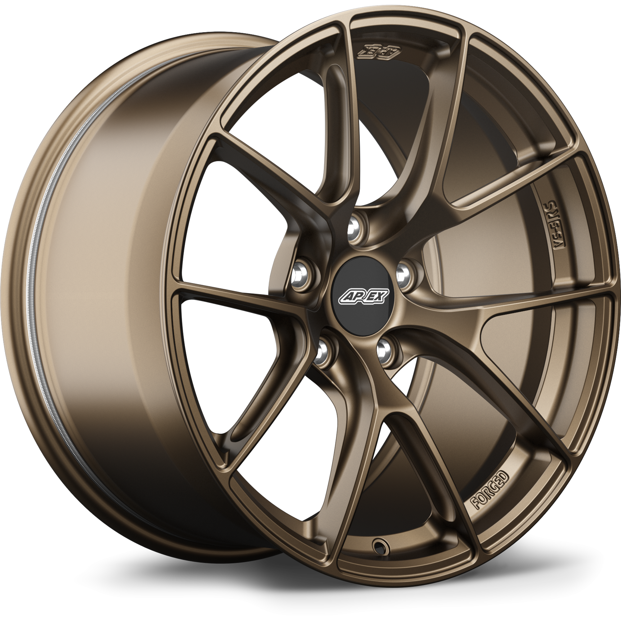 Apex VS-5RS Forged Alloy Wheel 18x9.5 ET35 5x120 Satin Bronze 72.56mm CB