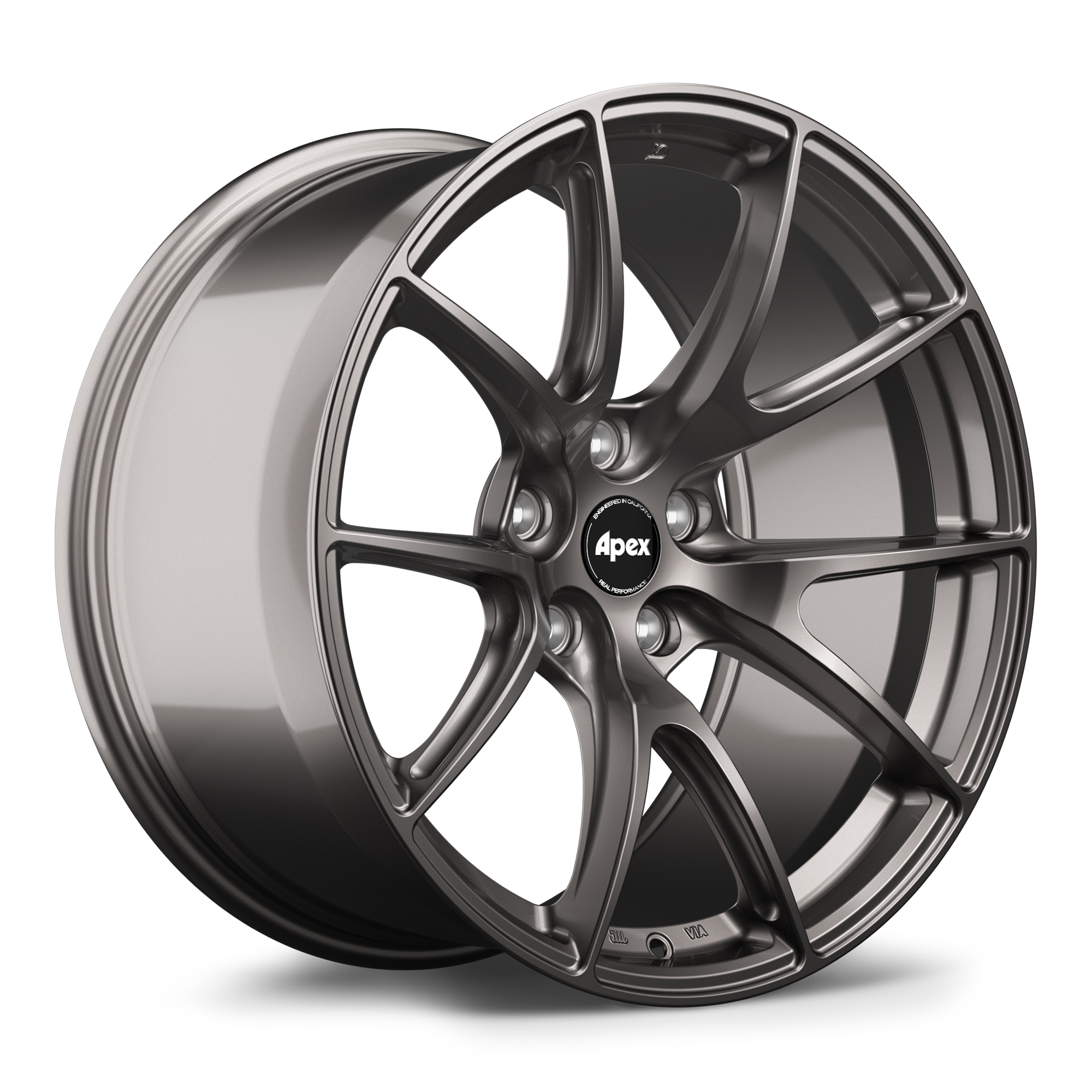 Apex VS-5 Alloy Wheel 19x10 ET12 5x112 Anthracite 66.6mm CB