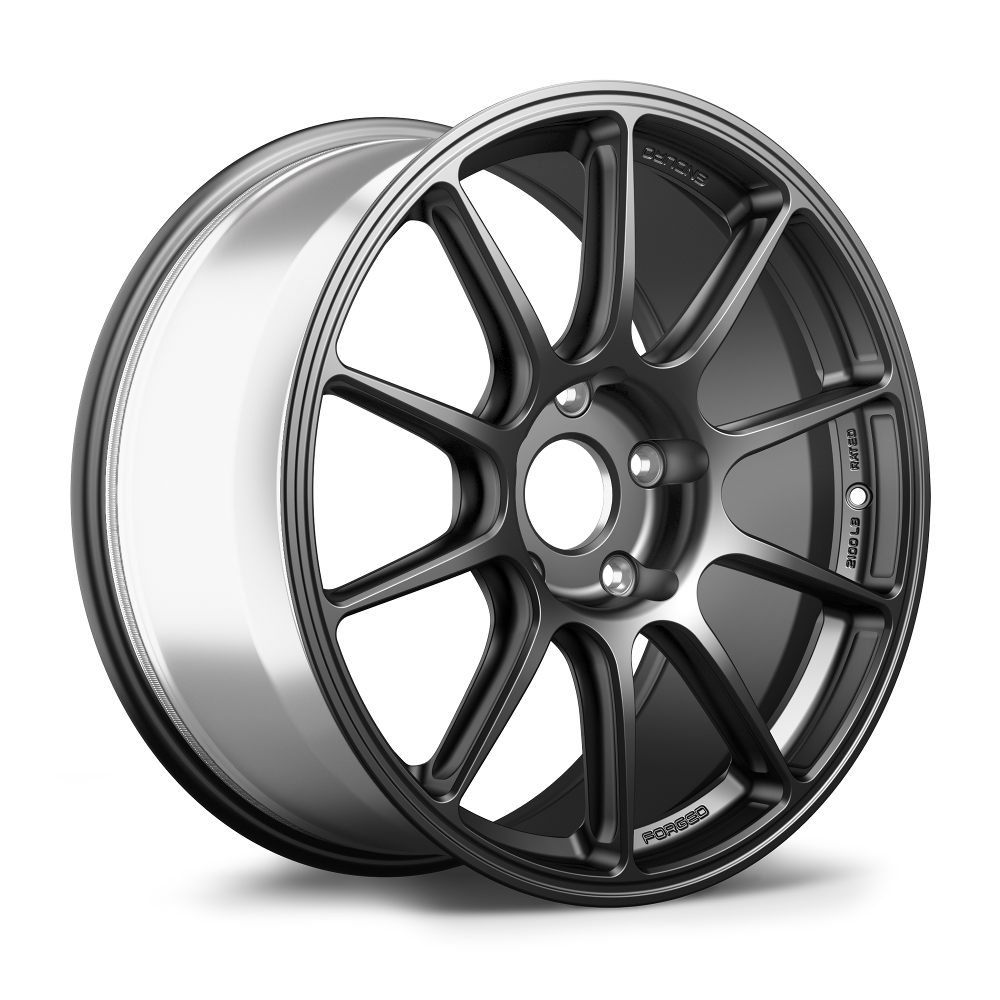 Apex SM-10RE Forged Alloy Wheel 19x9 ET48 5x130 Satin Black 71.6mm CB