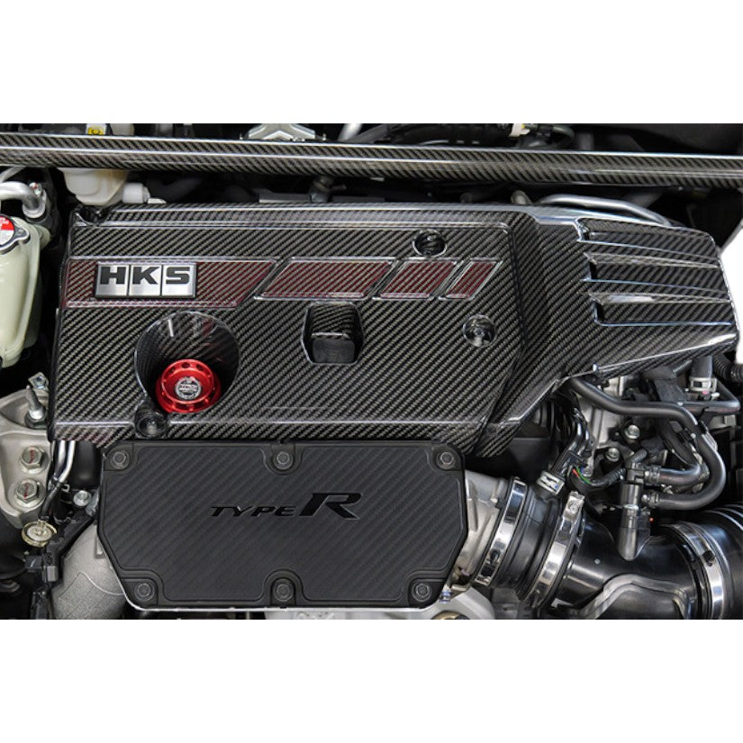 HKS Carbon Fibre Engine Cover Honda Civic Type R FK8 17-22