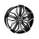 Enkei CUV Alloy Wheel 18x8 ET40 5x114.3 Black Machined 72.6mm CB Alloy Wheels