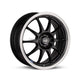 Enkei J10 Alloy Wheel 15x6.5 ET38 4x100/114.3 Matt Black Machined Lip 72.62mm CB Alloy Wheels