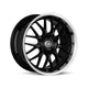 Enkei Lusso Alloy Wheel 18x7.5 ET42 5x114.3 Black 72.6mm CB Alloy Wheels