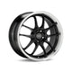 Enkei PF01SS Alloy Wheel 17x8 ET50 5x114.3 Gloss Black Machined Lip 75mm CB Alloy Wheels