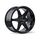 Enkei T6R Alloy Wheel 17x9 ET45 5x100 Gloss Black 72.6mm CB Alloy Wheels