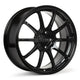 Enkei Triumph Alloy Wheel 17x8 ET45 5x100 Gloss Black 72.6mm CB Alloy Wheels