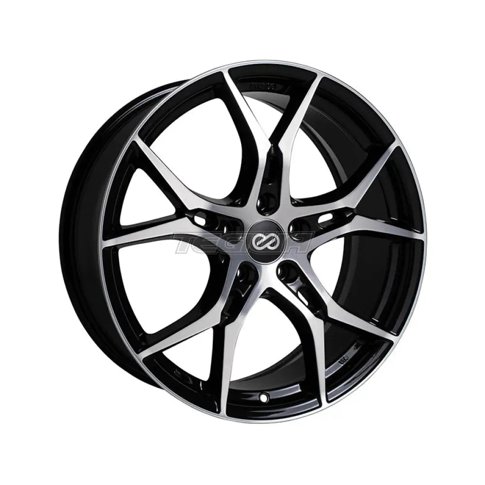Enkei Vulcan Alloy Wheel 19x8.0 ET45 5x114.3 Black Machined 72.6mm CB Alloy Wheels