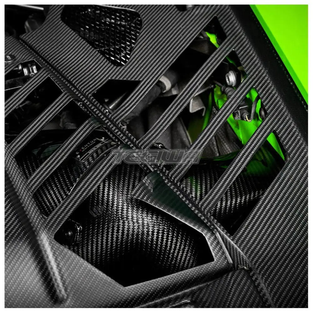 Eventuri Carbon Fibre Engine Cover Set Matte Lamborghini Huracan