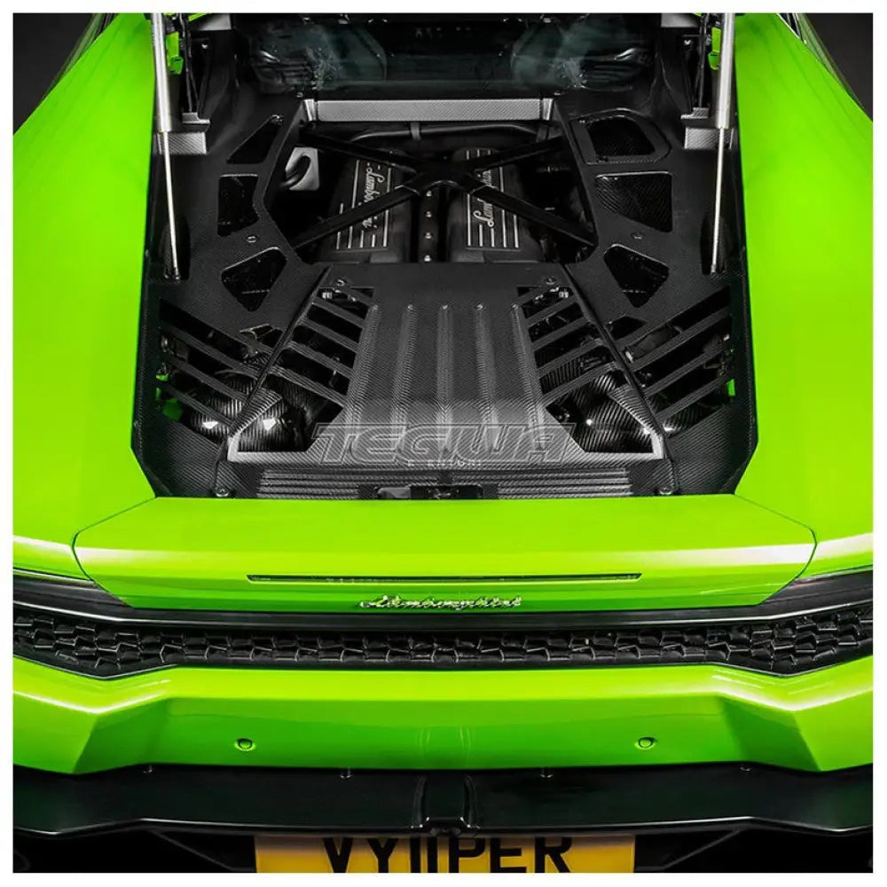 Eventuri Carbon Fibre Engine Cover Set Matte Lamborghini Huracan