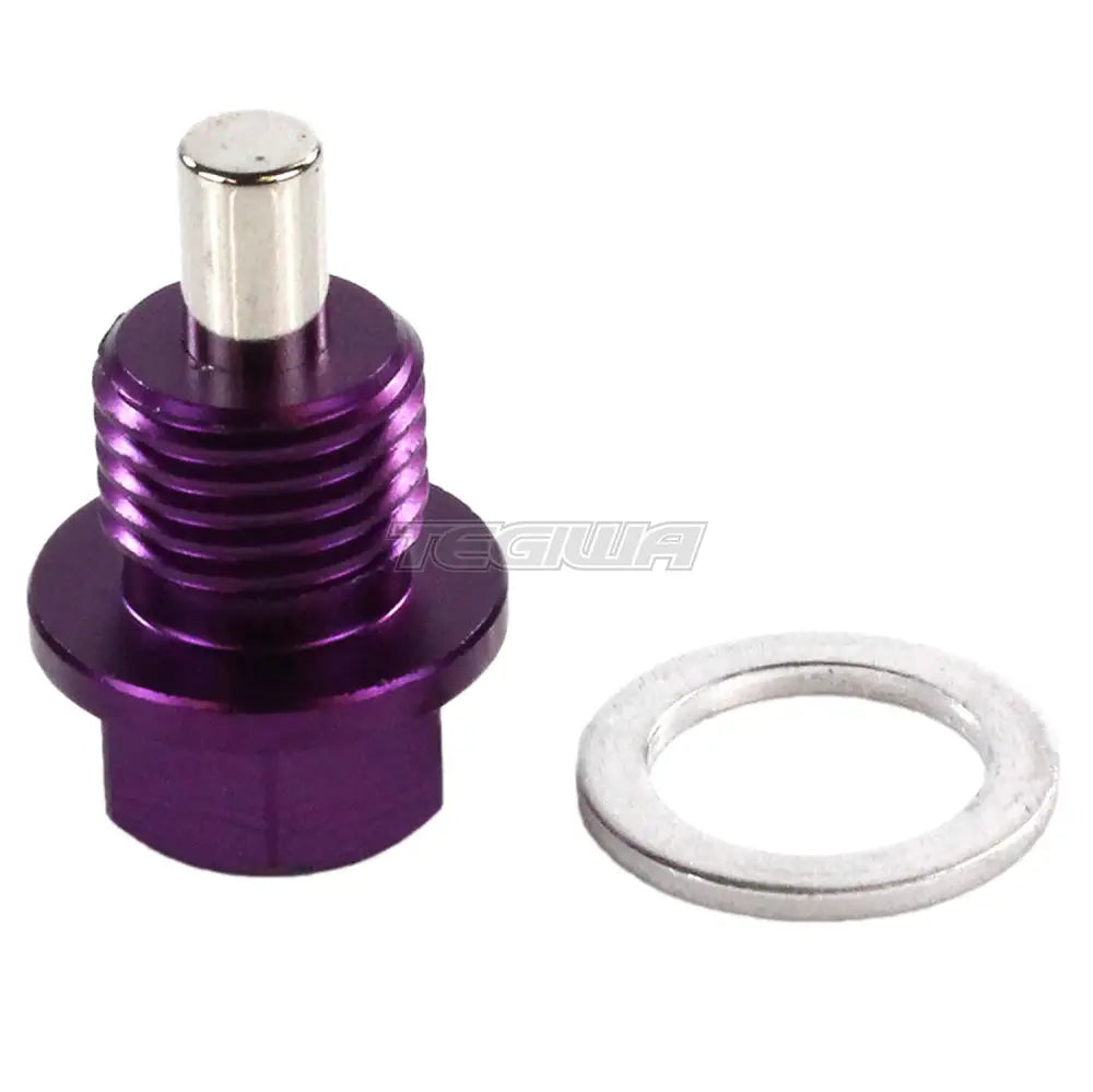 Exoracing Billet Aluminium Magnetic Sump Plug Purple / M14x1.5 Sump Plugs