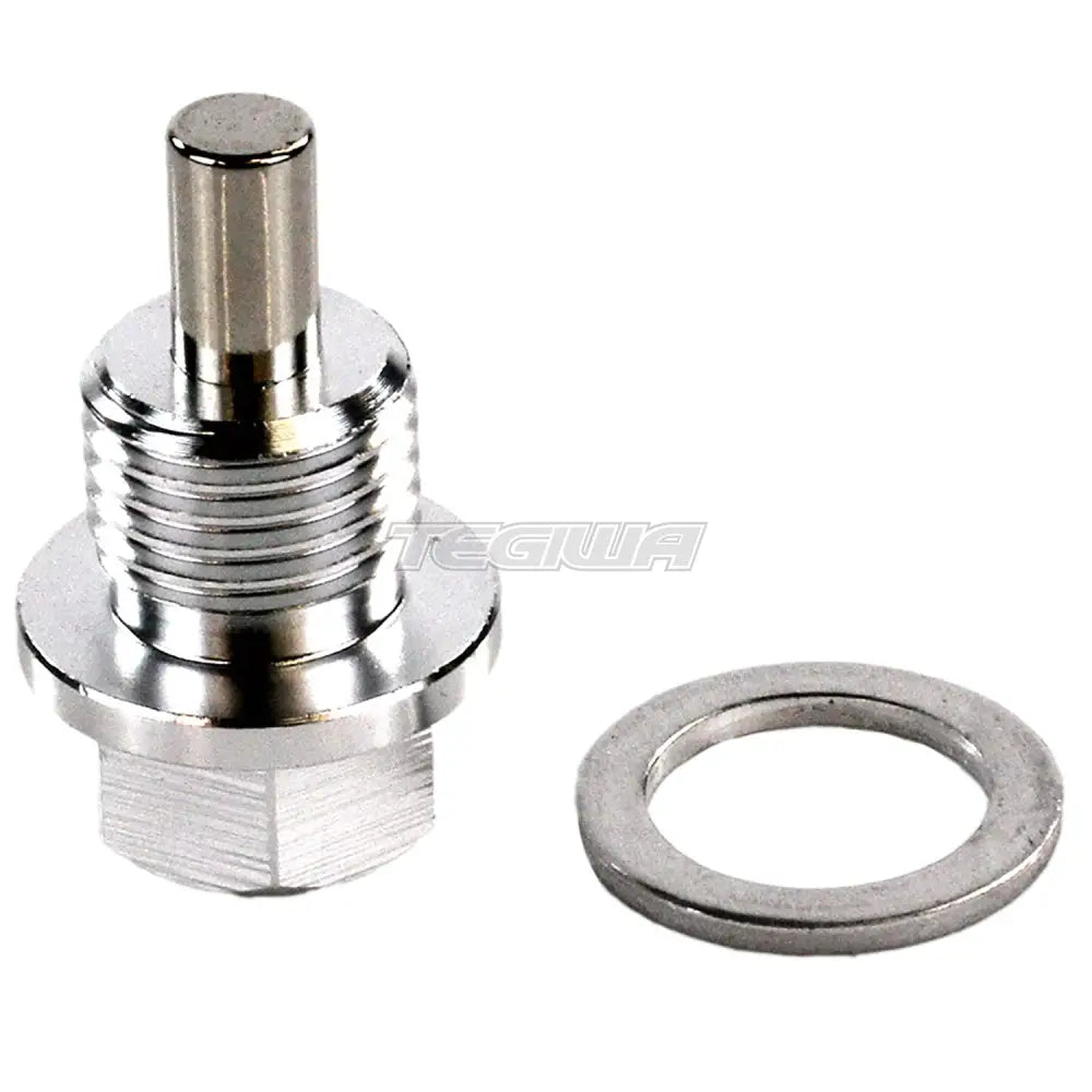 Exoracing Billet Aluminium Magnetic Sump Plug Silver / M12x1.25 Sump Plugs