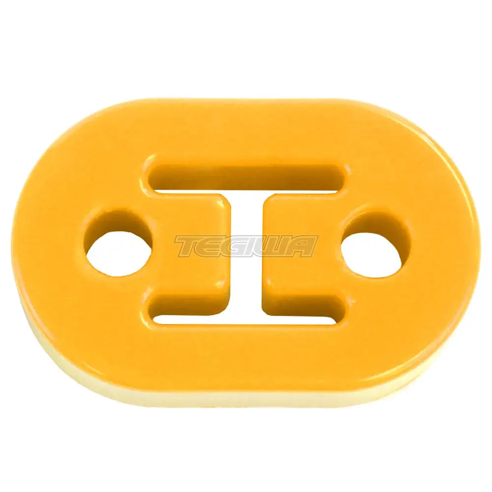Exoracing Polyurethane Exhaust Hanger Mounts Yellow / Single Gaskets Flanges & Clamps