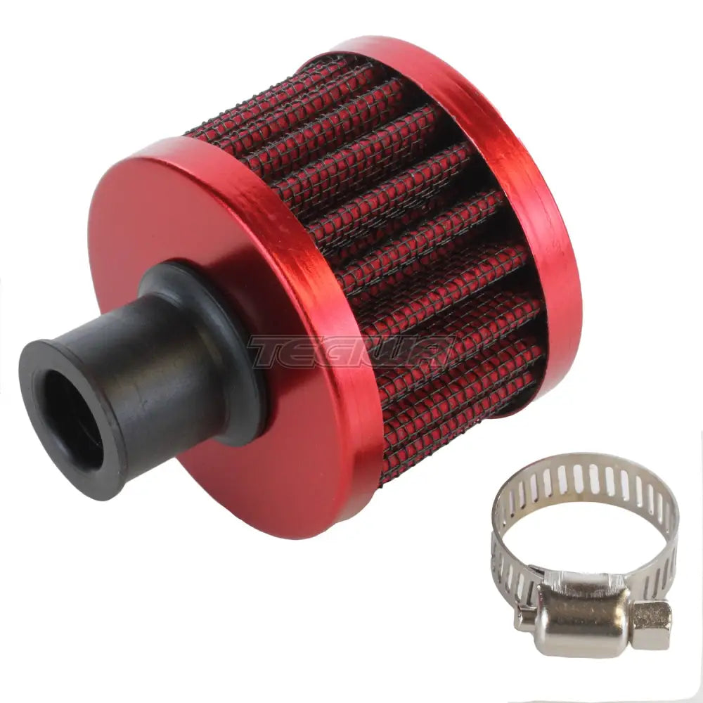 Exoracing V2 Crankcase Breather Filter 12mm Red Air Filters