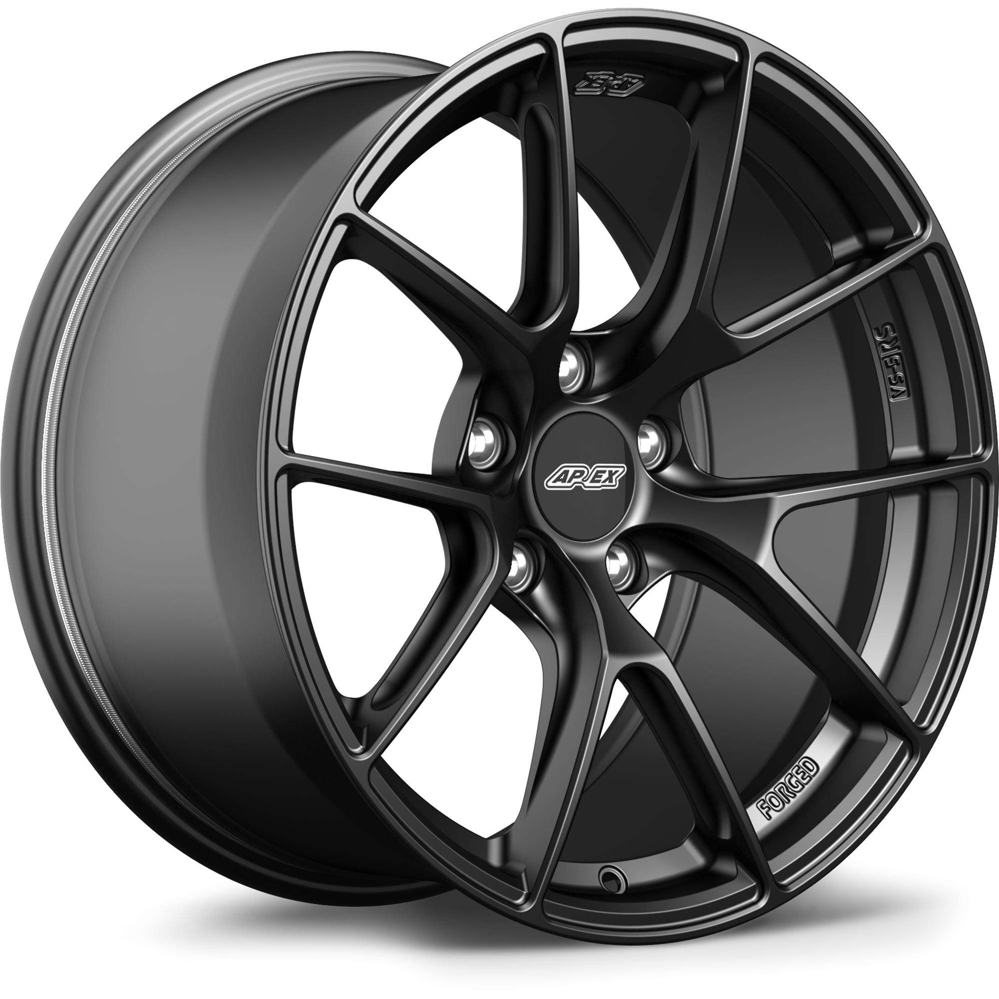Apex VS-5RS Forged Alloy Wheel 18x9 ET42 5x112 Satin Black 57.1mm CB