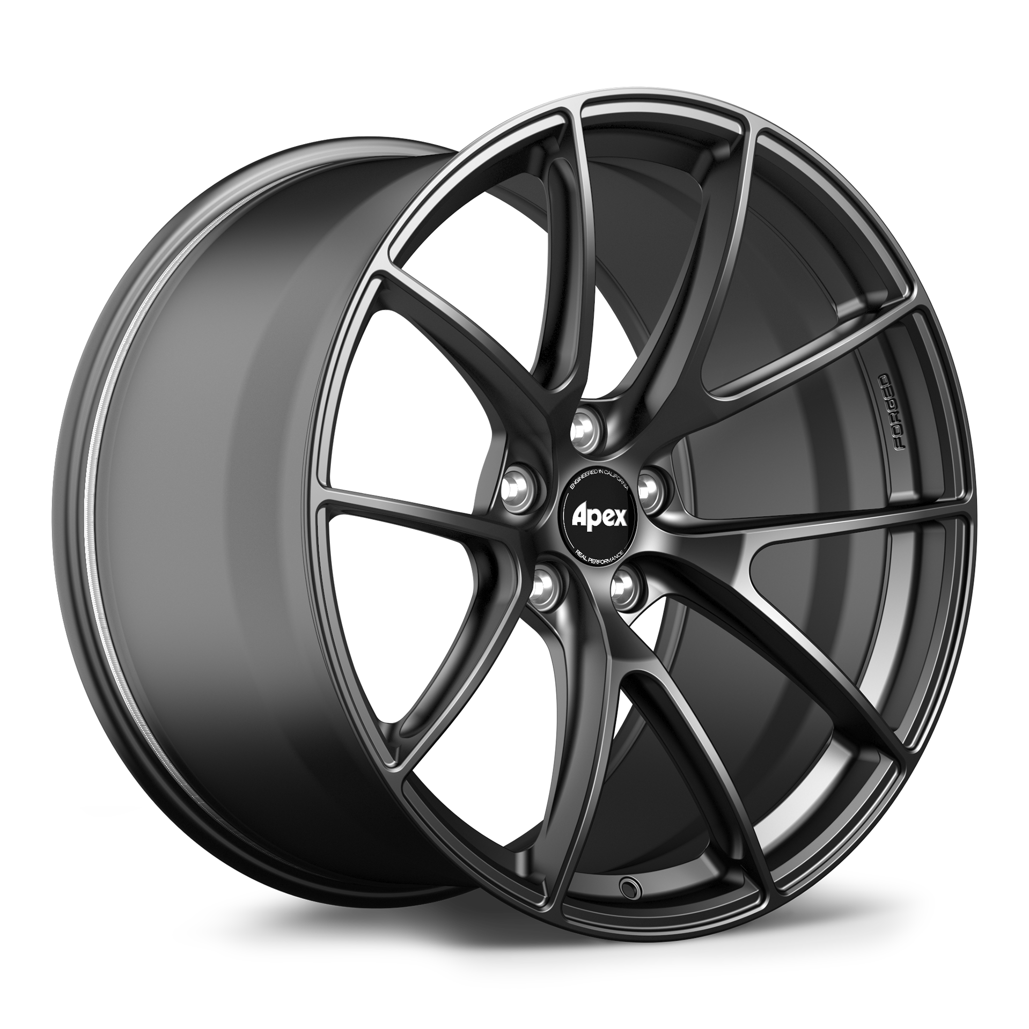 Apex VS-5RS Forged Alloy Wheel 21x12 ET66 PSCL Satin Black 101mm CB