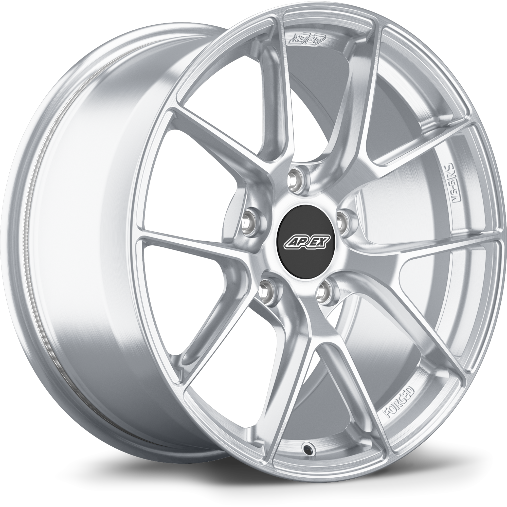Apex VS-5RS Forged Alloy Wheel 18x9 ET46 5x130 Brushed Clear 71.6mm CB
