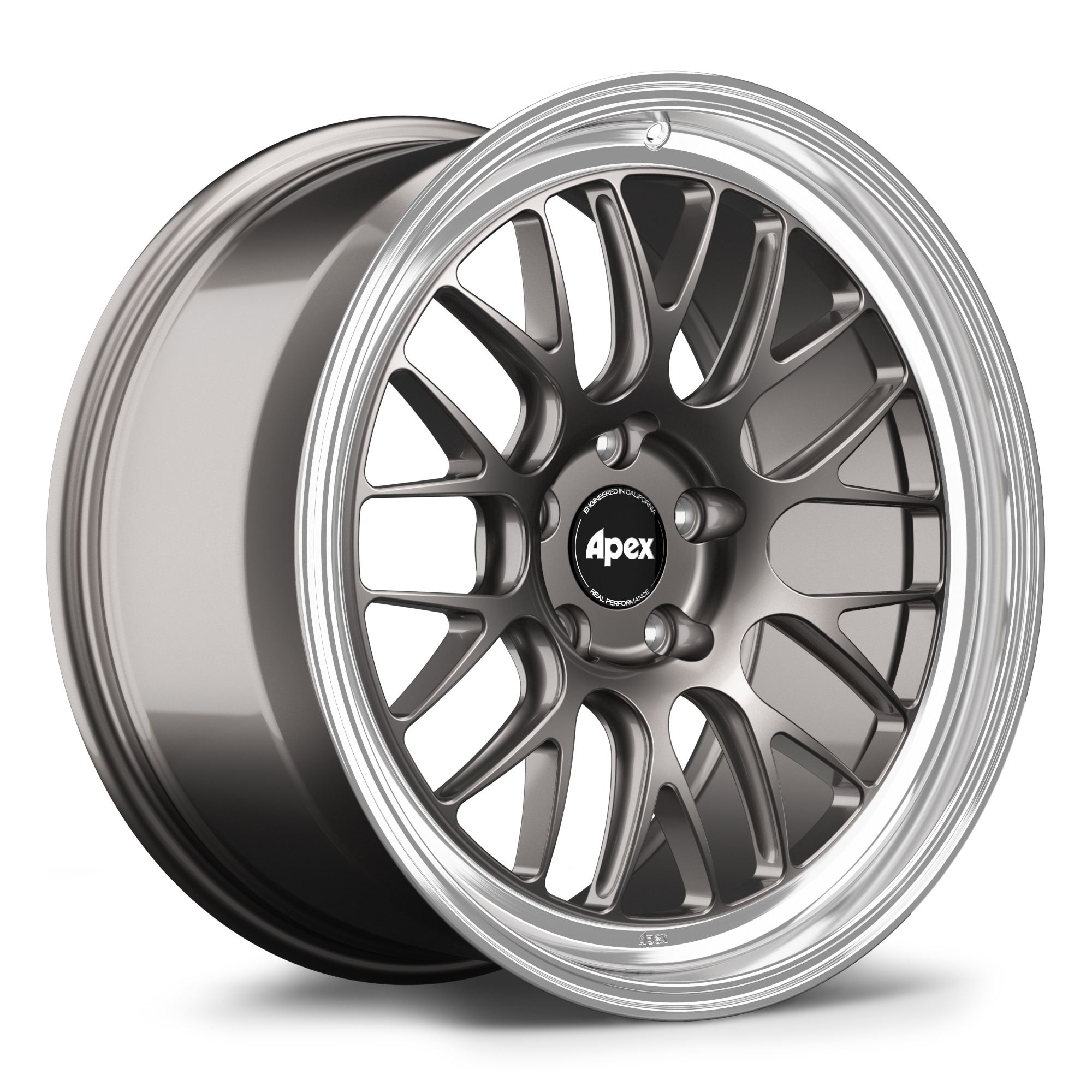 Apex ML-10RT Forged Alloy Wheel 19x9 ET30 5x120 Anthracite - Machined Lip 72.56mm CB