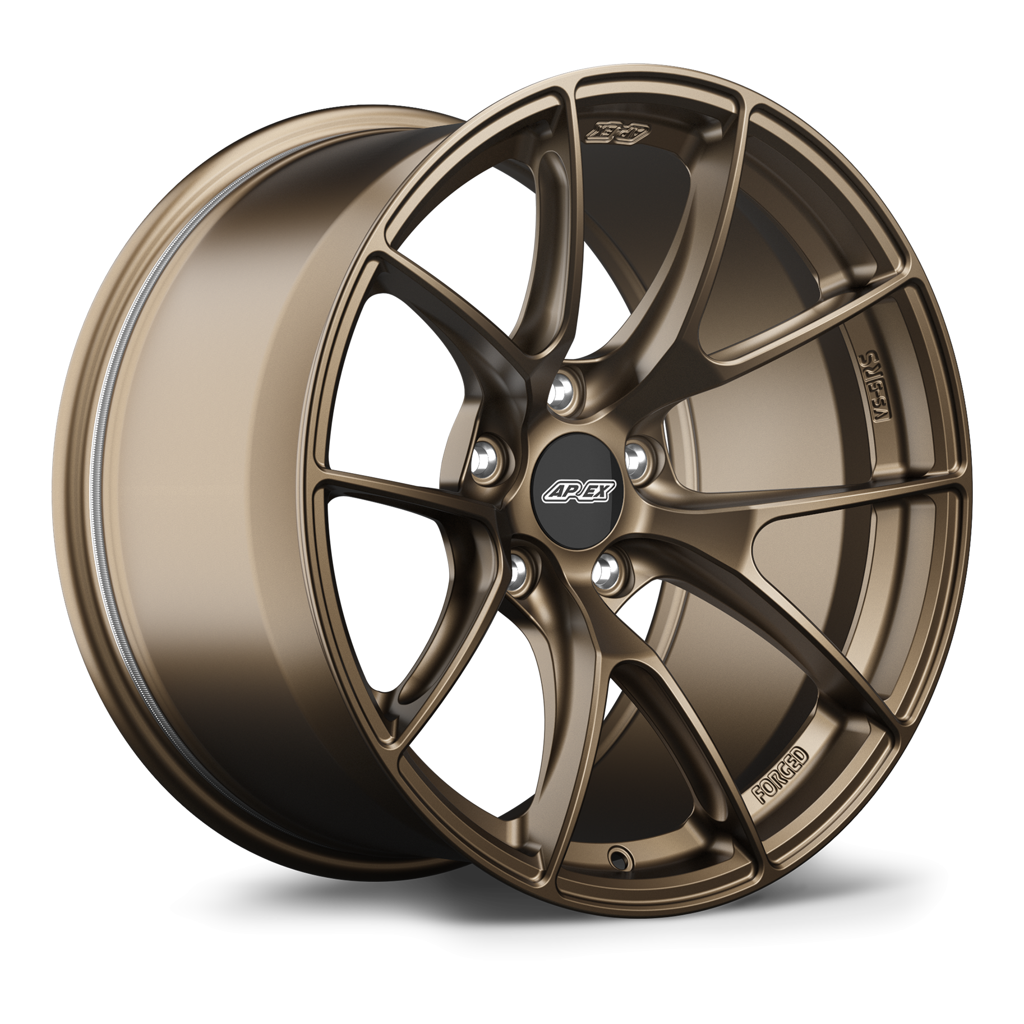 Apex VS-5RS Forged Alloy Wheel 18x11 ET44 5x120 Satin Bronze 72.56mm CB