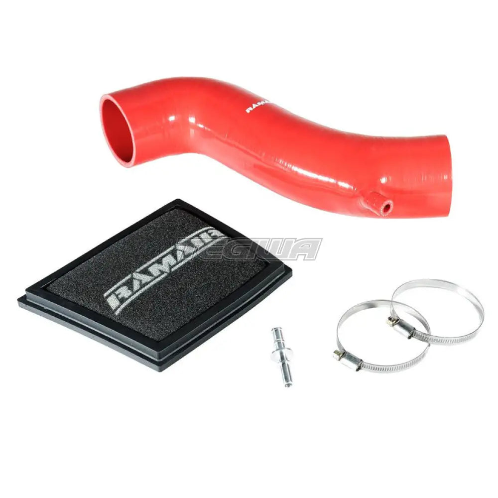 Foam Direct Panel Air Filter & Intake Hose For Mk7 Ford Fiesta St 13-19 Red Pipes