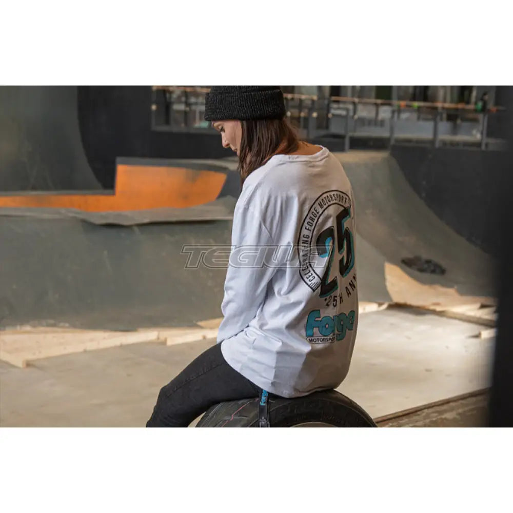 Forge Motorsport ’25 Years’ Long Sleeved T-Shirt Medium T-Shirts