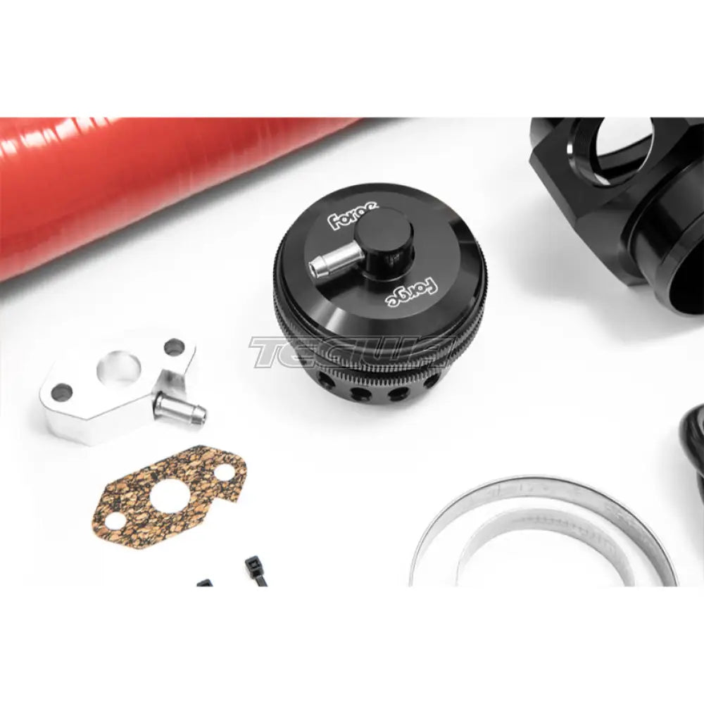 Forge Motorsport Blow Off Valve And Kit Vag 1.4 Tsi Pre-15 Black Hoses / Silver Blowoff Valves