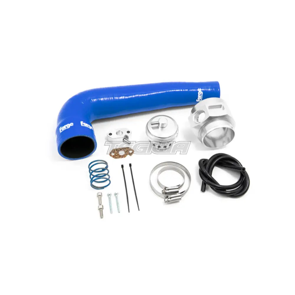Forge Motorsport Blow Off Valve And Kit Vag 1.4 Tsi Pre-15 Blue Hoses / Silver Blowoff Valves