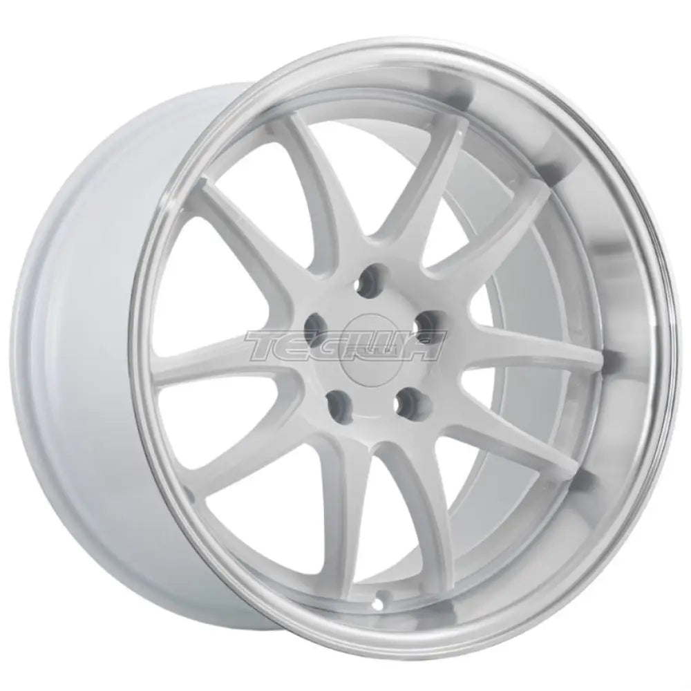 Forum Alloy Wheel 18x9.5 ET15 5x114 White Polished Lip 73.1mm CB Alloy Wheels
