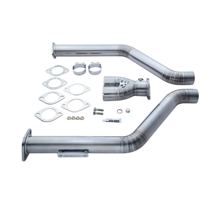 RSE Full Titanium Y Shape Mid Pipe Nissan Z RZ34 Skyline RV37