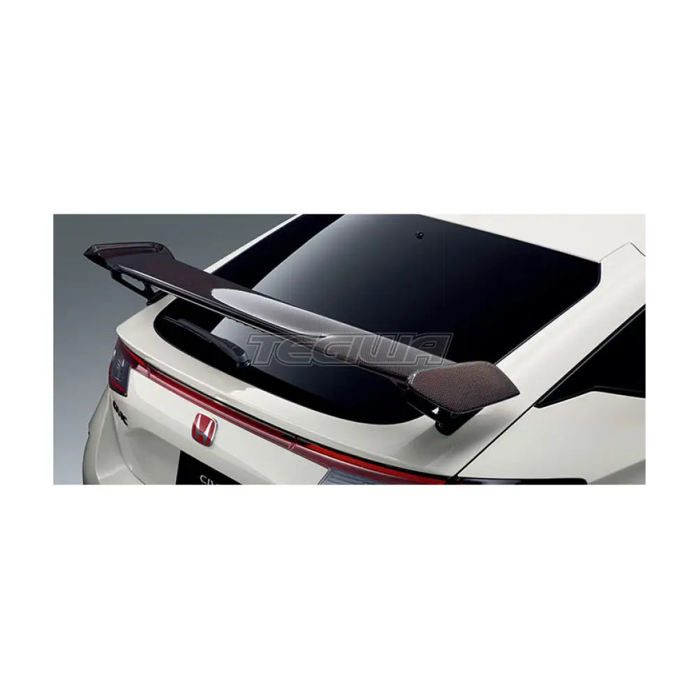Genuine Honda Carbon Rear Wing Spoiler Red Weave JDM Civic Type-R FL5 23+