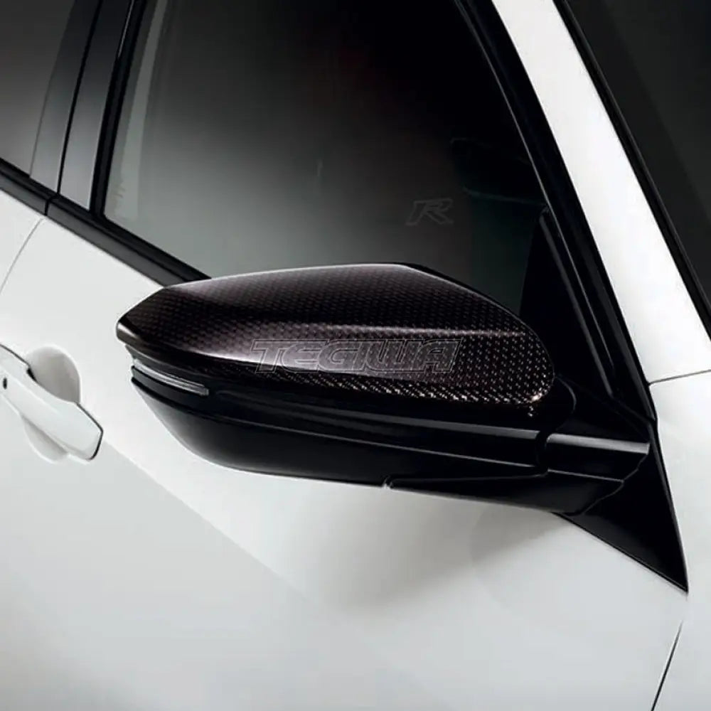 Genuine Honda EDM Carbon Door Mirror Caps Civic Type-R FK8 17-21