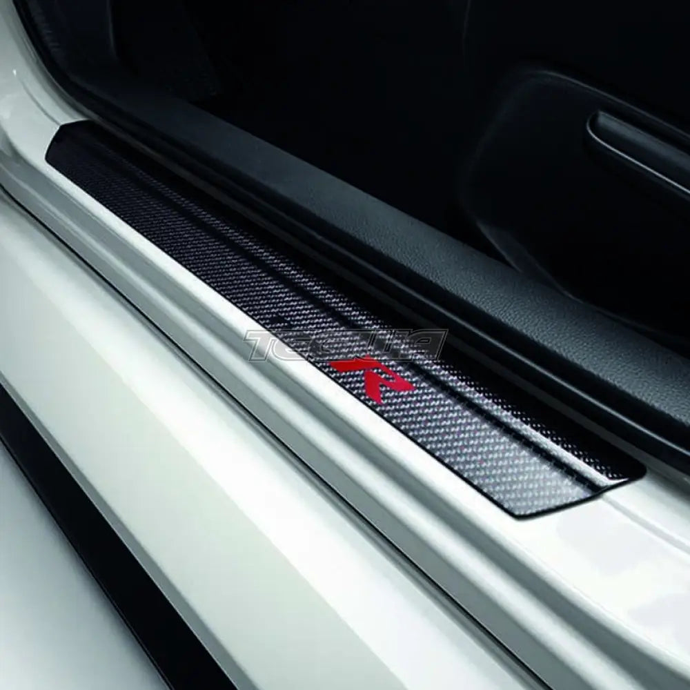 Genuine Honda EDM Carbon Fibre Door Sill Trims Civic Type-R FK8 17-21