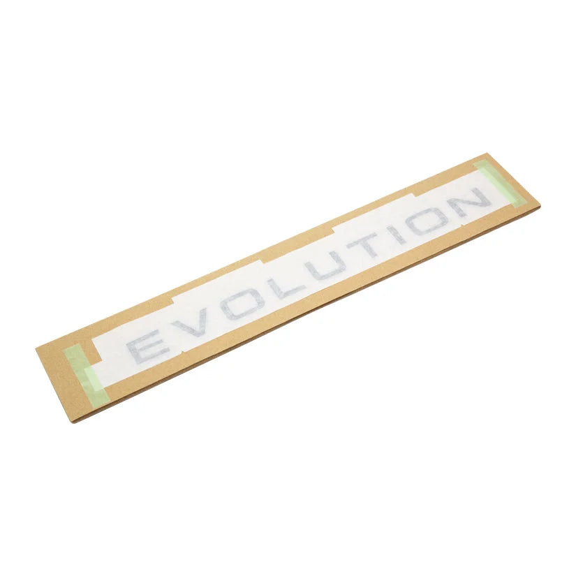 Genuine Mitsubishi Rear Boot Trunk Door Evolution Decal Pajero Evo V55 98-06 Decals & Stickers