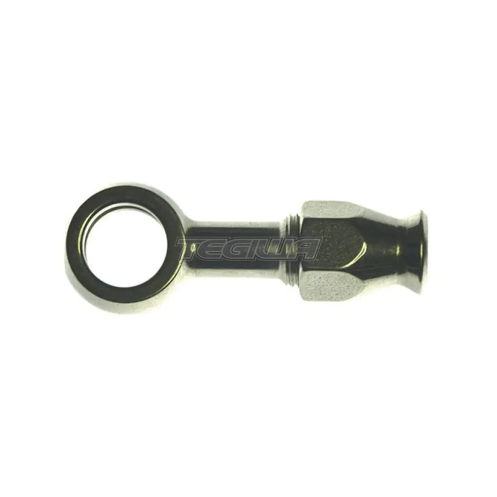 Goodridge 600 Series Reusable Banjo Fitting An3 Straight Extended / 10Mm Hole Stainless Brake Lines