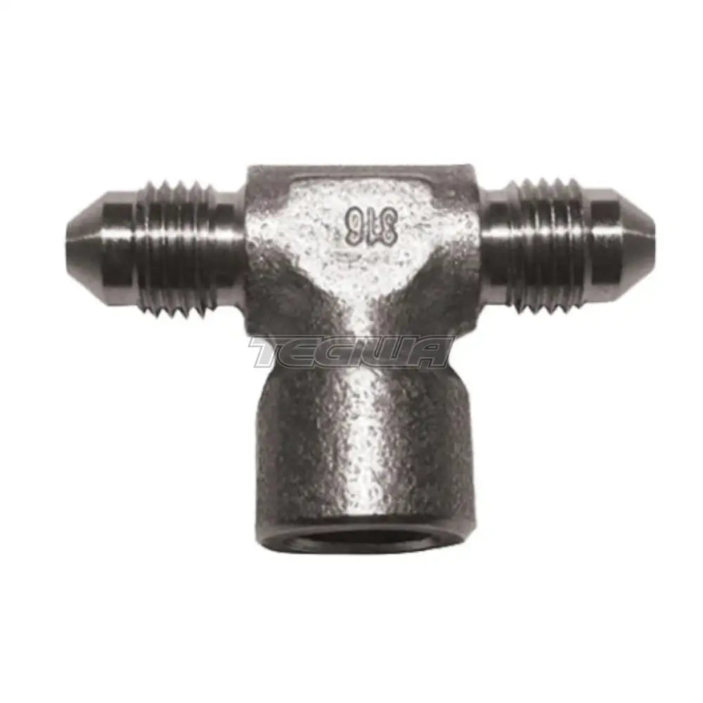 Goodridge 600 Series Reusable Tee Fitting 3/8 Jic/Unf Male Threads And M10X1.00 Female Leg Hoses &