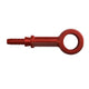 Goodridge 600 Series Straight Extended Crimp Banjo An3 Hose 10Mm Hole / Aluminium Red Brake Lines