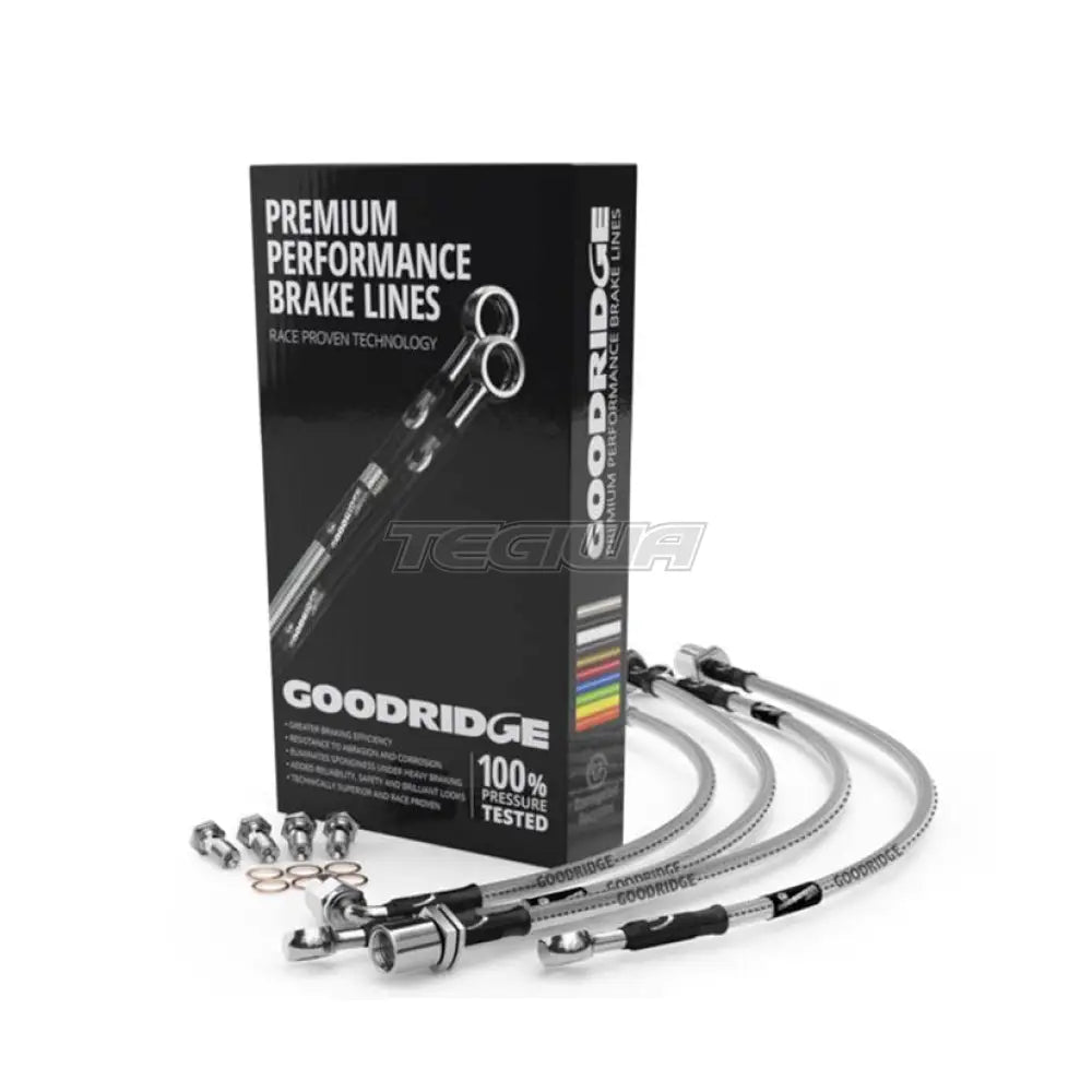Goodridge Premium Performance Brake Line Kit Toyota Gr Yaris 20 + Plated Fittings Lines