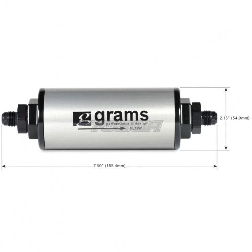 Grams Performance 100 Micron Fuel Filter -6 AN