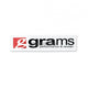 Grams Performance Decal White 4"