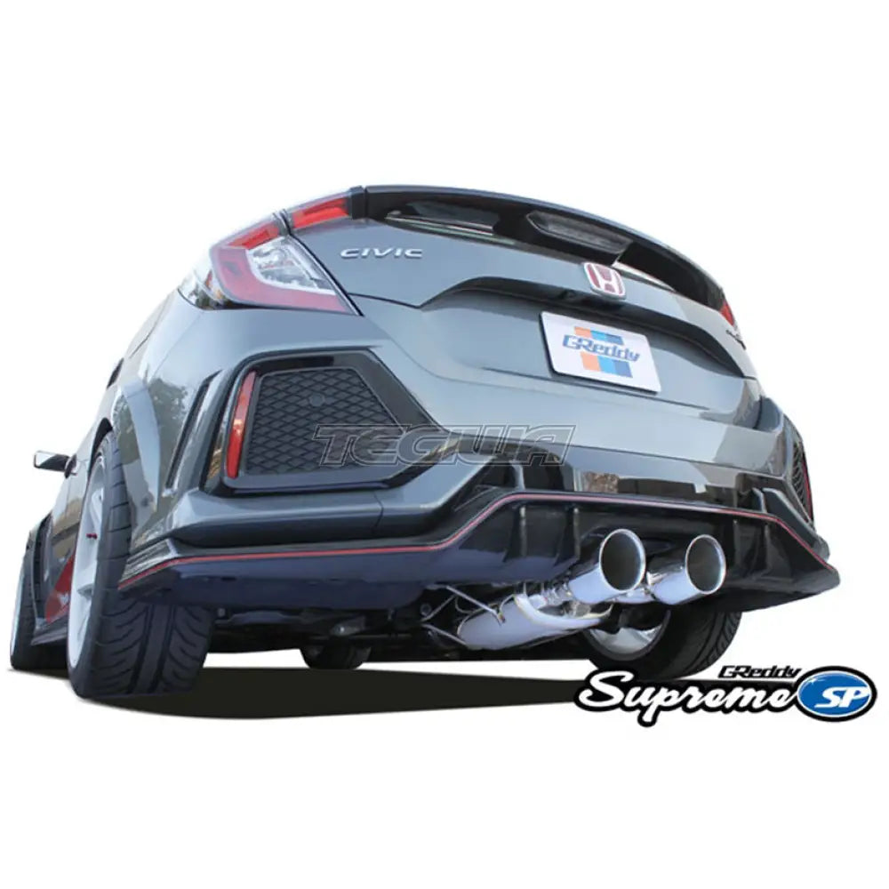 Custom Tip R GReddy Supreme SP Exhaust Twin Tips Honda Civic Type R FK8 17-21