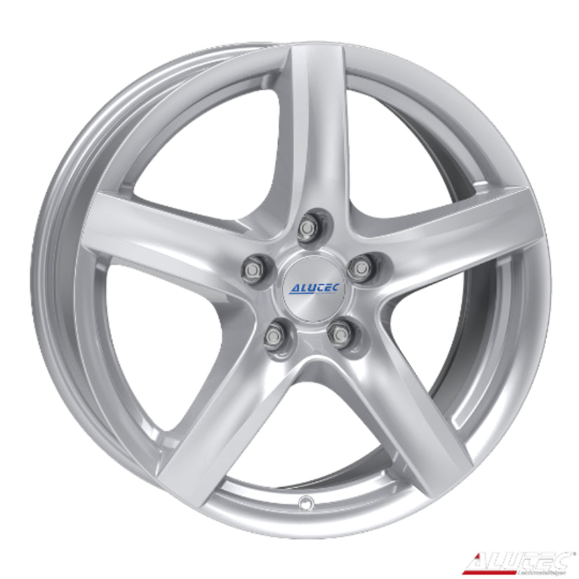 ALUTEC Grip T Alloy Wheel 16x6.5 ET50 5x112 Polar Silver 66.5mm CB