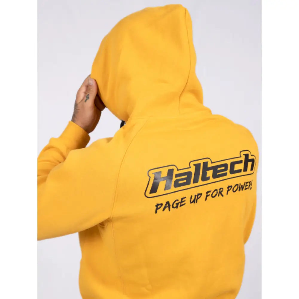 Haltech ’Classic’ Hoodie Yellow Hoodies