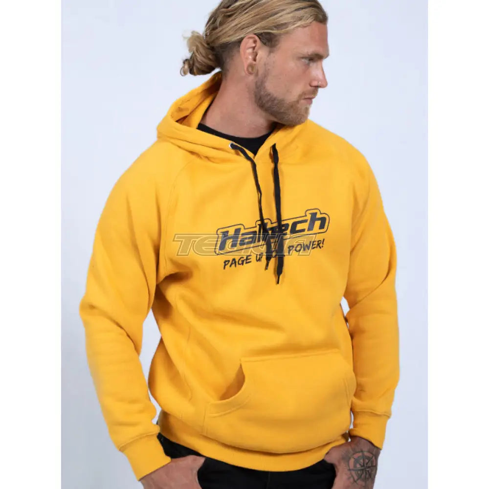 Haltech ’Classic’ Hoodie Yellow Hoodies