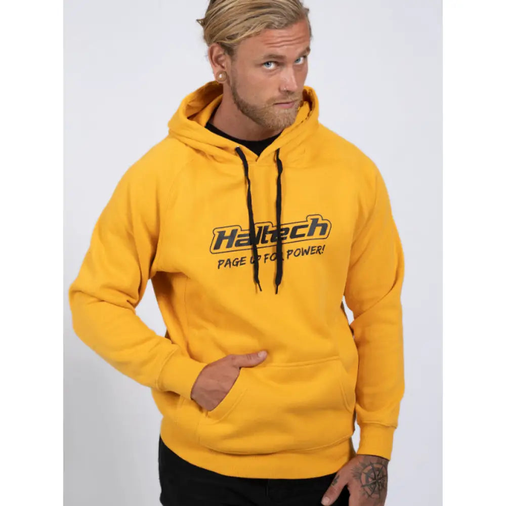 Haltech ’Classic’ Hoodie Yellow Hoodies
