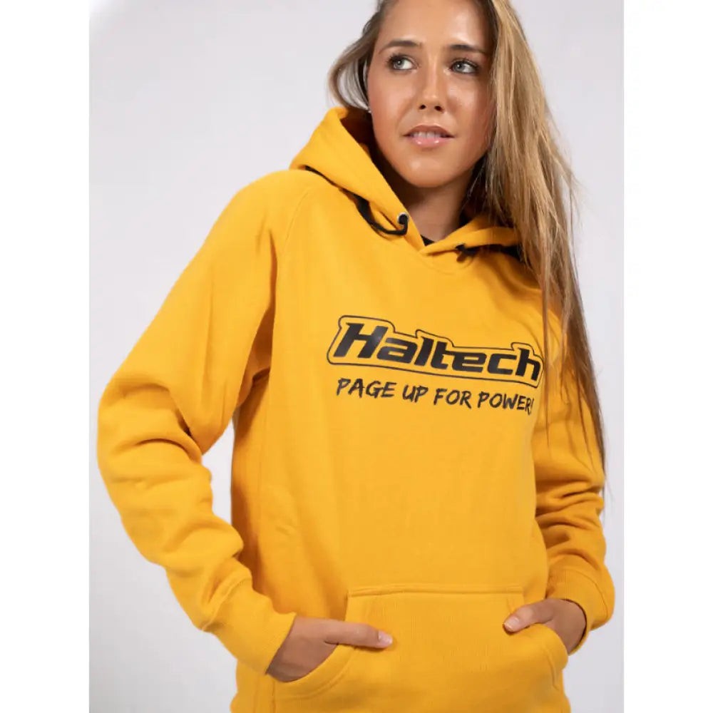 Haltech ’Classic’ Hoodie Yellow Hoodies