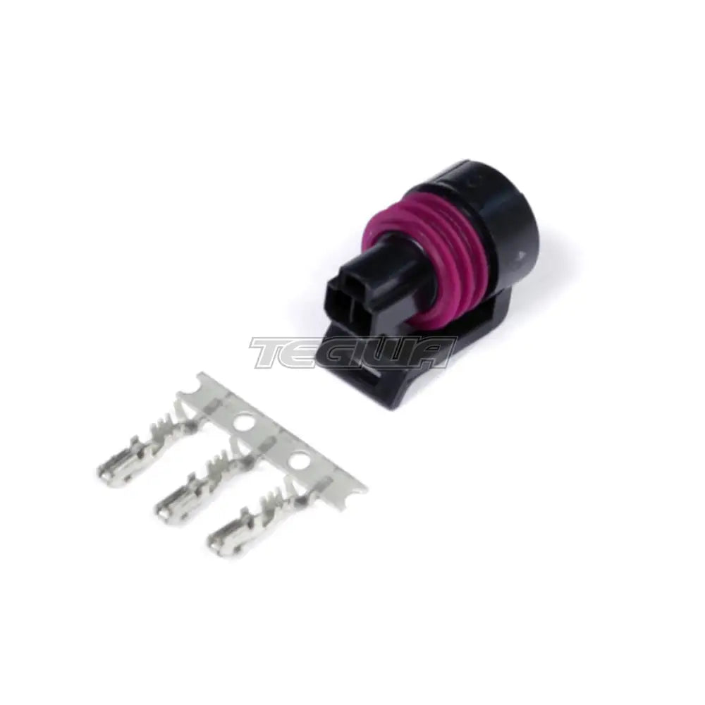 Haltech Plug And Pins - Delphi 3 Pin Pressure Sensor Connector