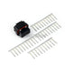 Haltech Plug And Pins Only - Amp 34 Pin 4 Row Key 2 Keyway Superseal Connector Sensors Connectors